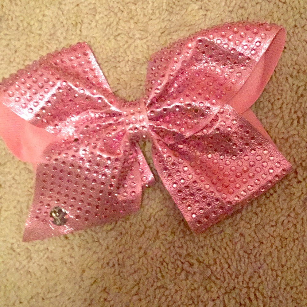 Pink jojo bow